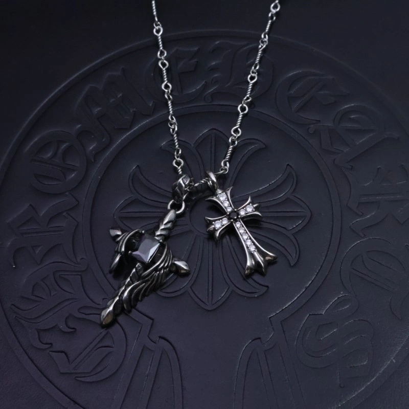 HighQuality Chrome Hearts Necklaces 236498