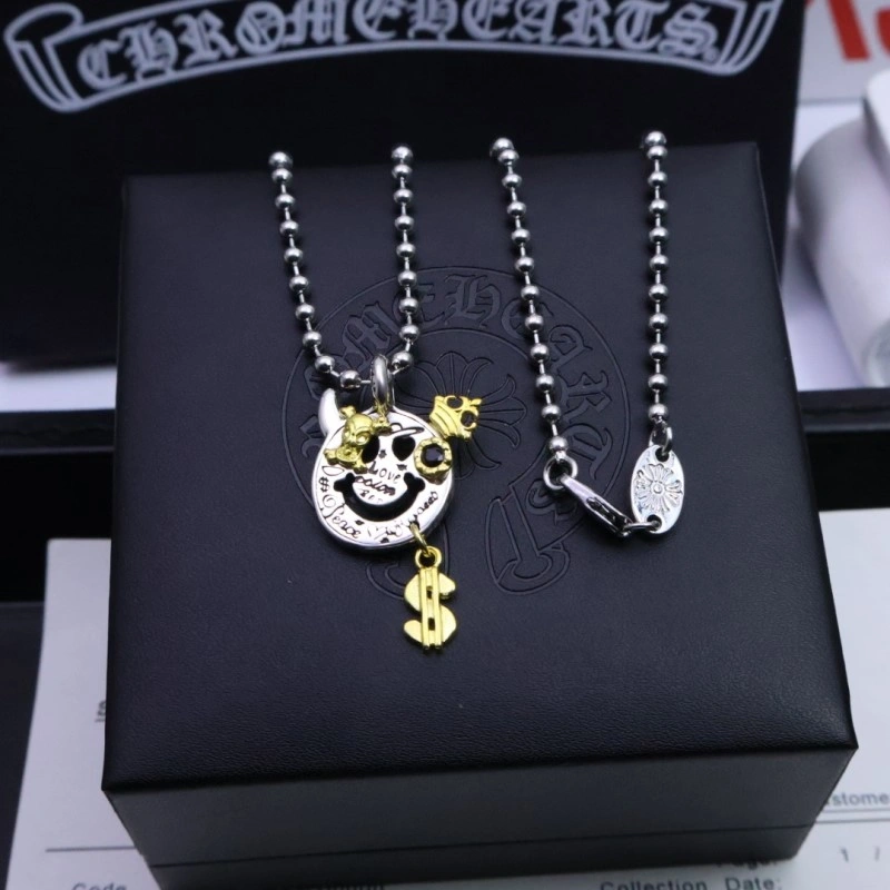 SmoothTexture Chrome Hearts Necklaces 236487