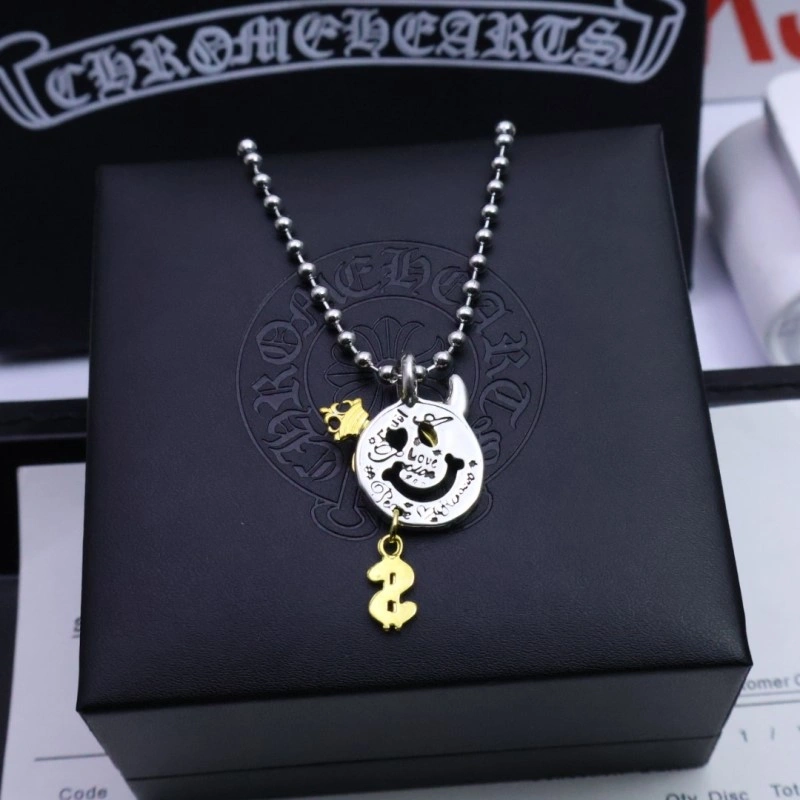 SmoothTexture Chrome Hearts Necklaces 236487