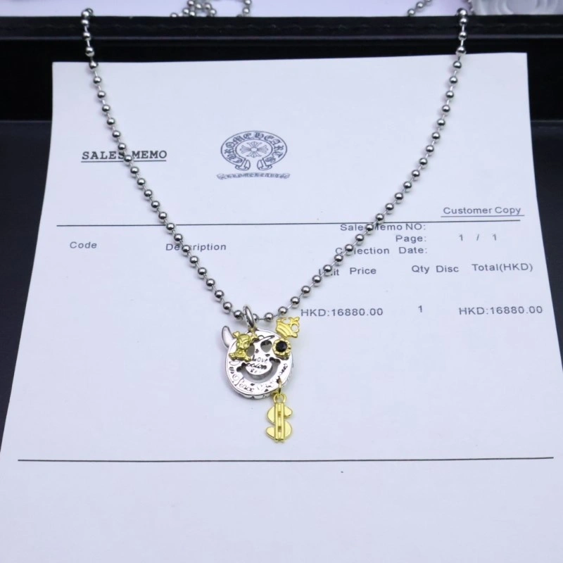 SmoothTexture Chrome Hearts Necklaces 236487