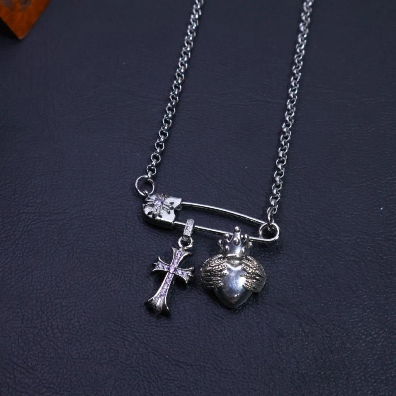 Effortless Chrome Hearts Necklaces 236478