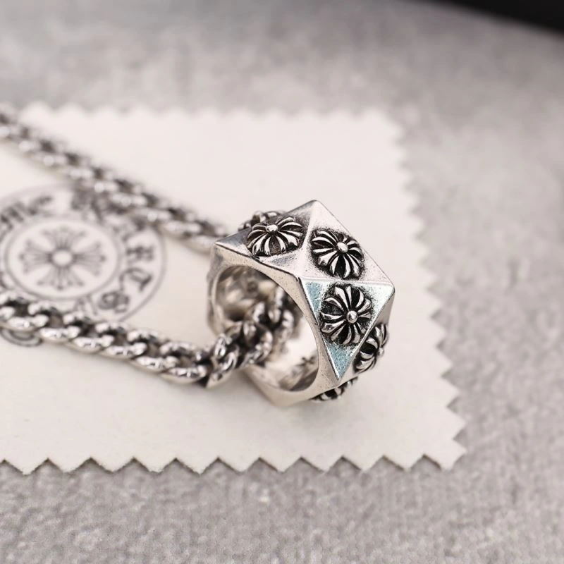 Cozy Chrome Hearts Rings 242335