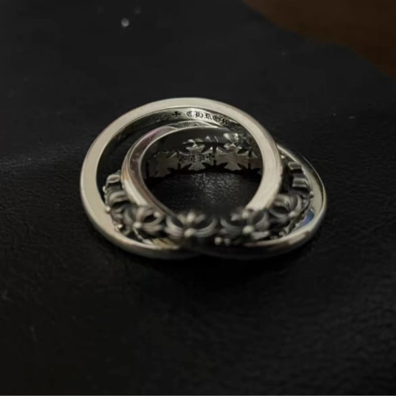 Stretchable Chrome Hearts Rings 240409