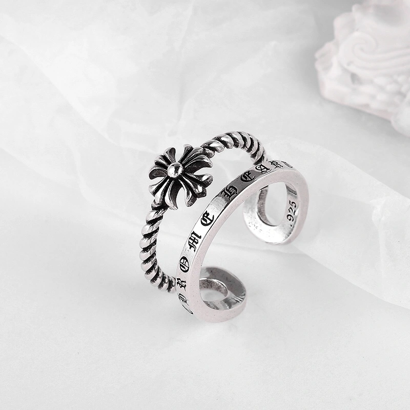 Refined Chrome Hearts Rings 240402