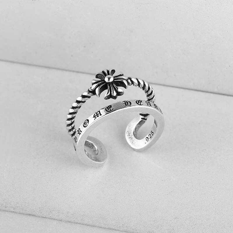 Refined Chrome Hearts Rings 240402