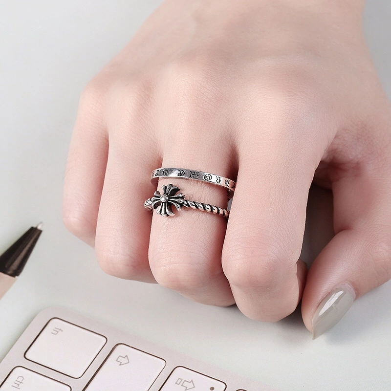 Refined Chrome Hearts Rings 240402