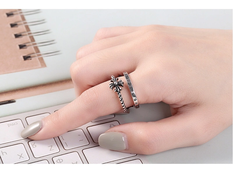Refined Chrome Hearts Rings 240402