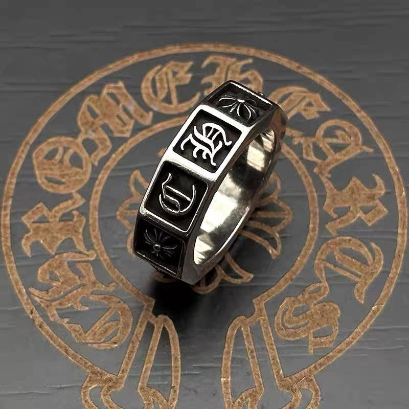 Stretchable Chrome Hearts Rings 239164
