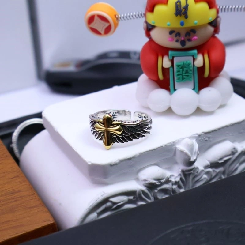 Cozy Chrome Hearts Rings 239155