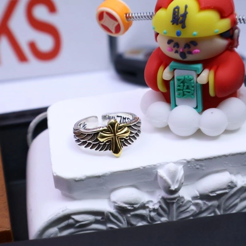 Cozy Chrome Hearts Rings 239155