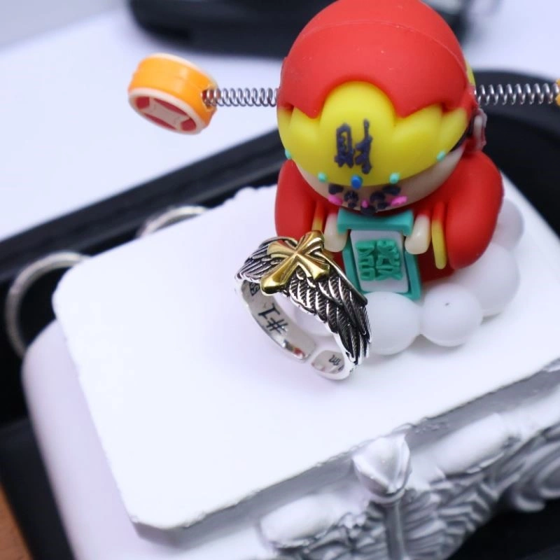 Cozy Chrome Hearts Rings 239155