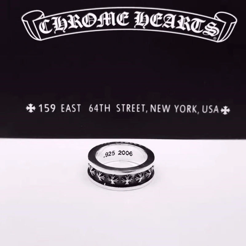 Colorful Chrome Hearts Rings 238401