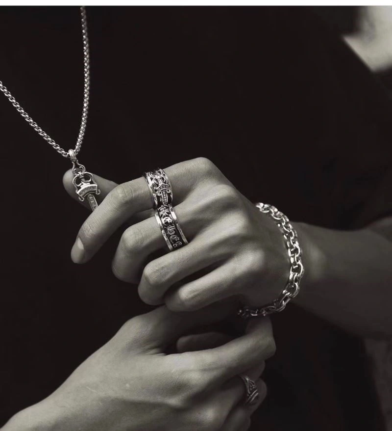 Stylish Chrome Hearts Rings 238396