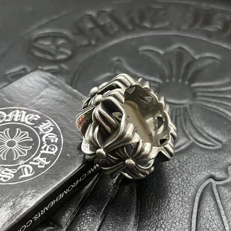 Compact Chrome Hearts Rings 238397