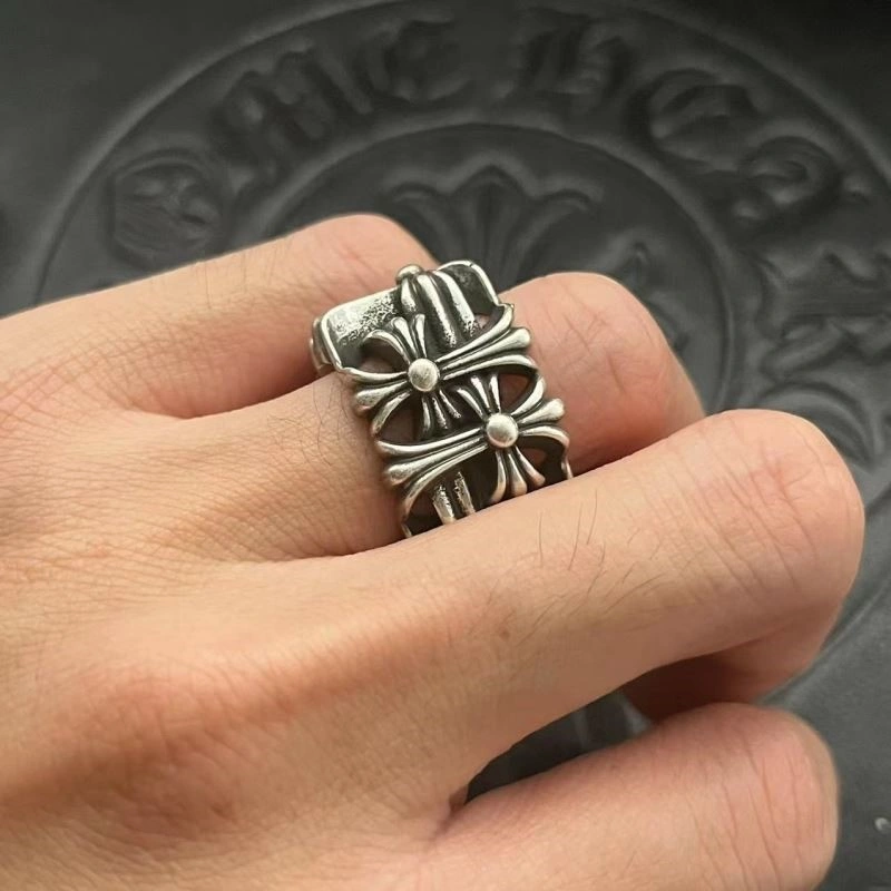 Compact Chrome Hearts Rings 238397