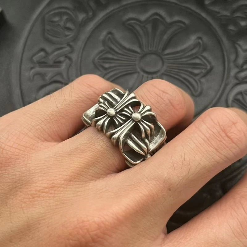 Compact Chrome Hearts Rings 238397