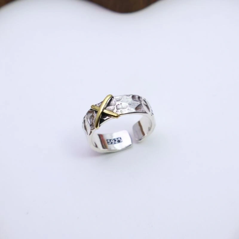 SmoothTexture Chrome Hearts Rings 237478