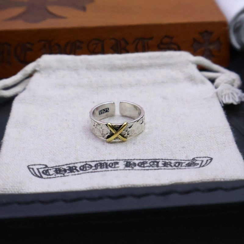 SmoothTexture Chrome Hearts Rings 237478