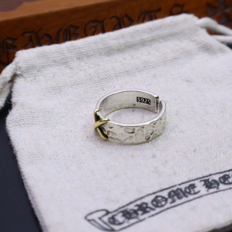 SmoothTexture Chrome Hearts Rings 237478