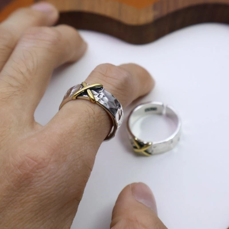SmoothTexture Chrome Hearts Rings 237478
