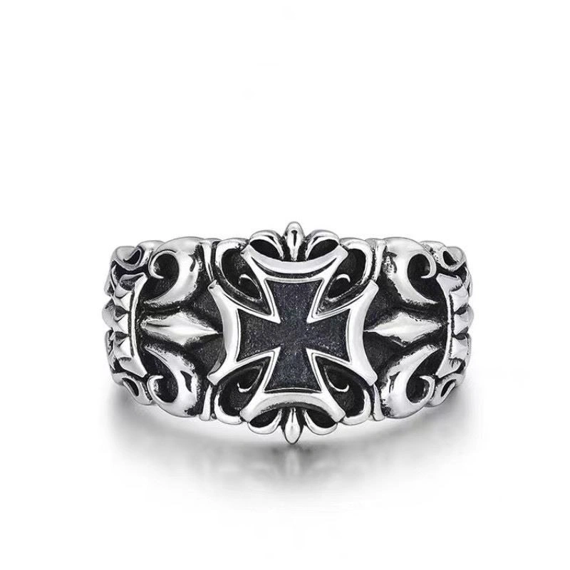 SmoothTexture Chrome Hearts Rings 237485