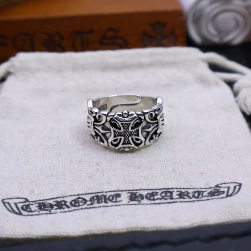 SmoothTexture Chrome Hearts Rings 237485