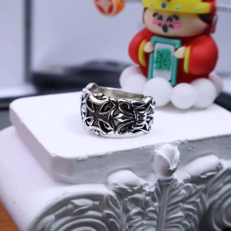 SmoothTexture Chrome Hearts Rings 237485
