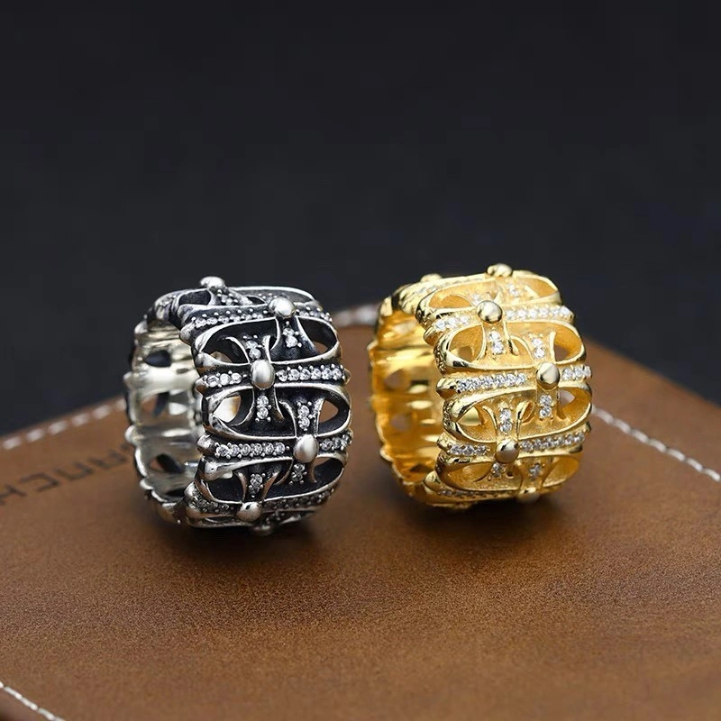 Stretchable Chrome Hearts Rings 236434