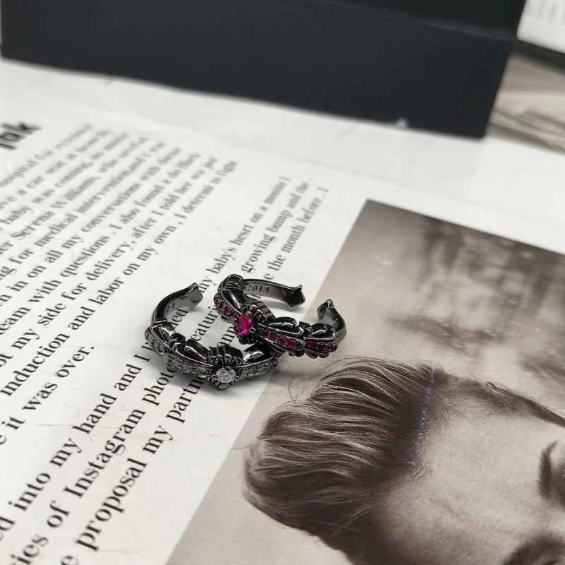 SmoothTexture Chrome Hearts Rings 236420