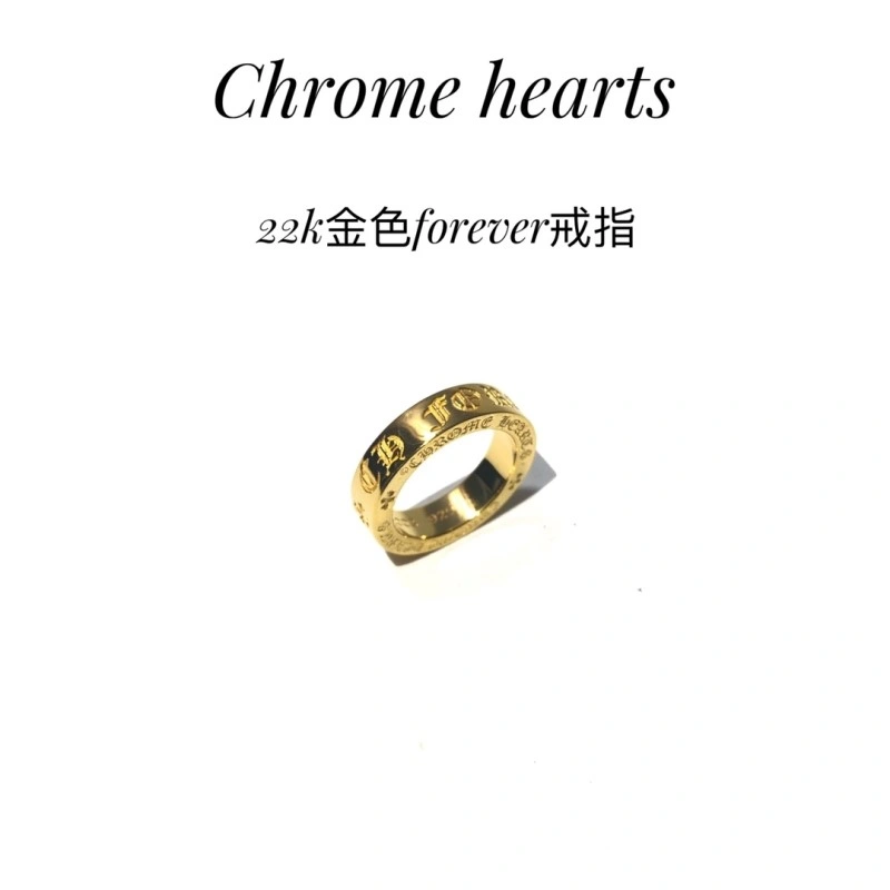 Sophisticated Chrome Hearts Rings 236404