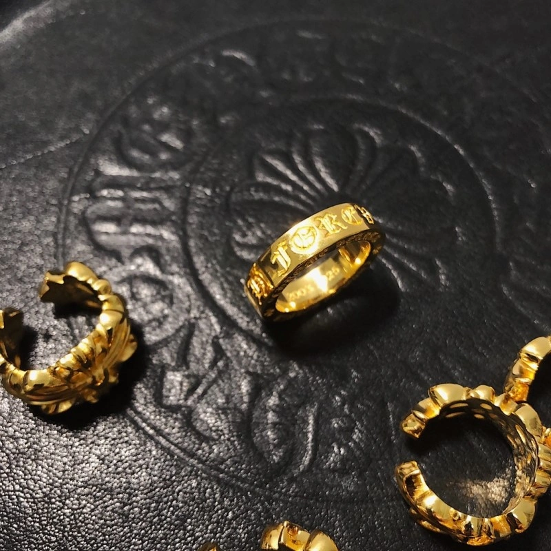 Sophisticated Chrome Hearts Rings 236404