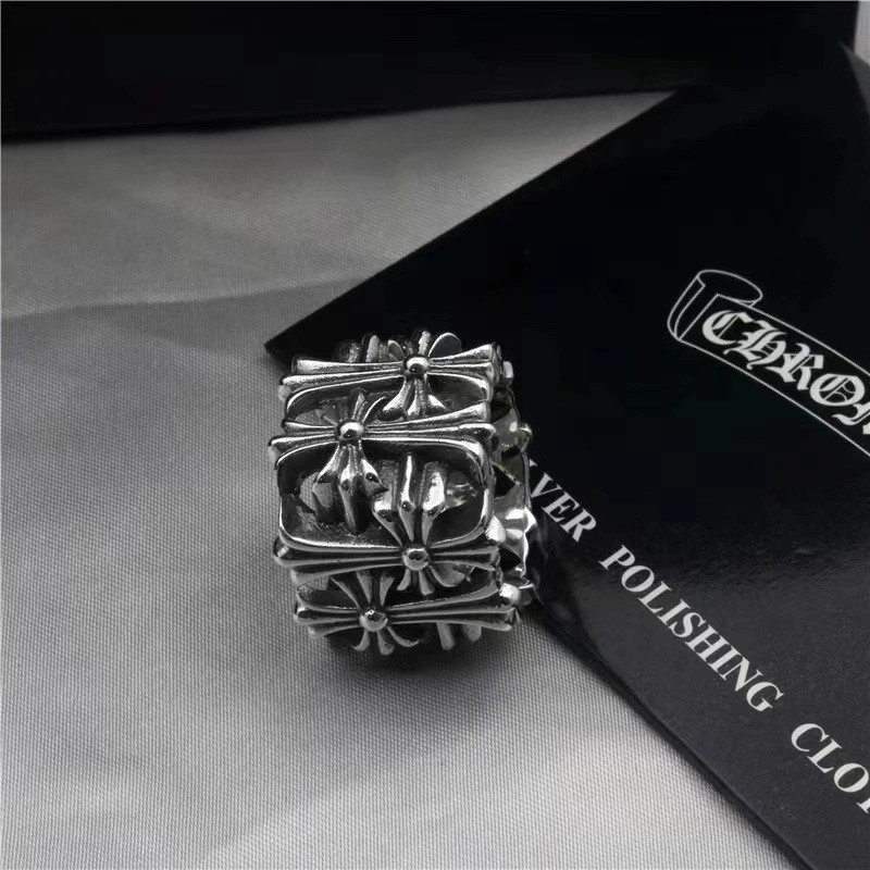 SmoothTexture Chrome Hearts Rings 236399