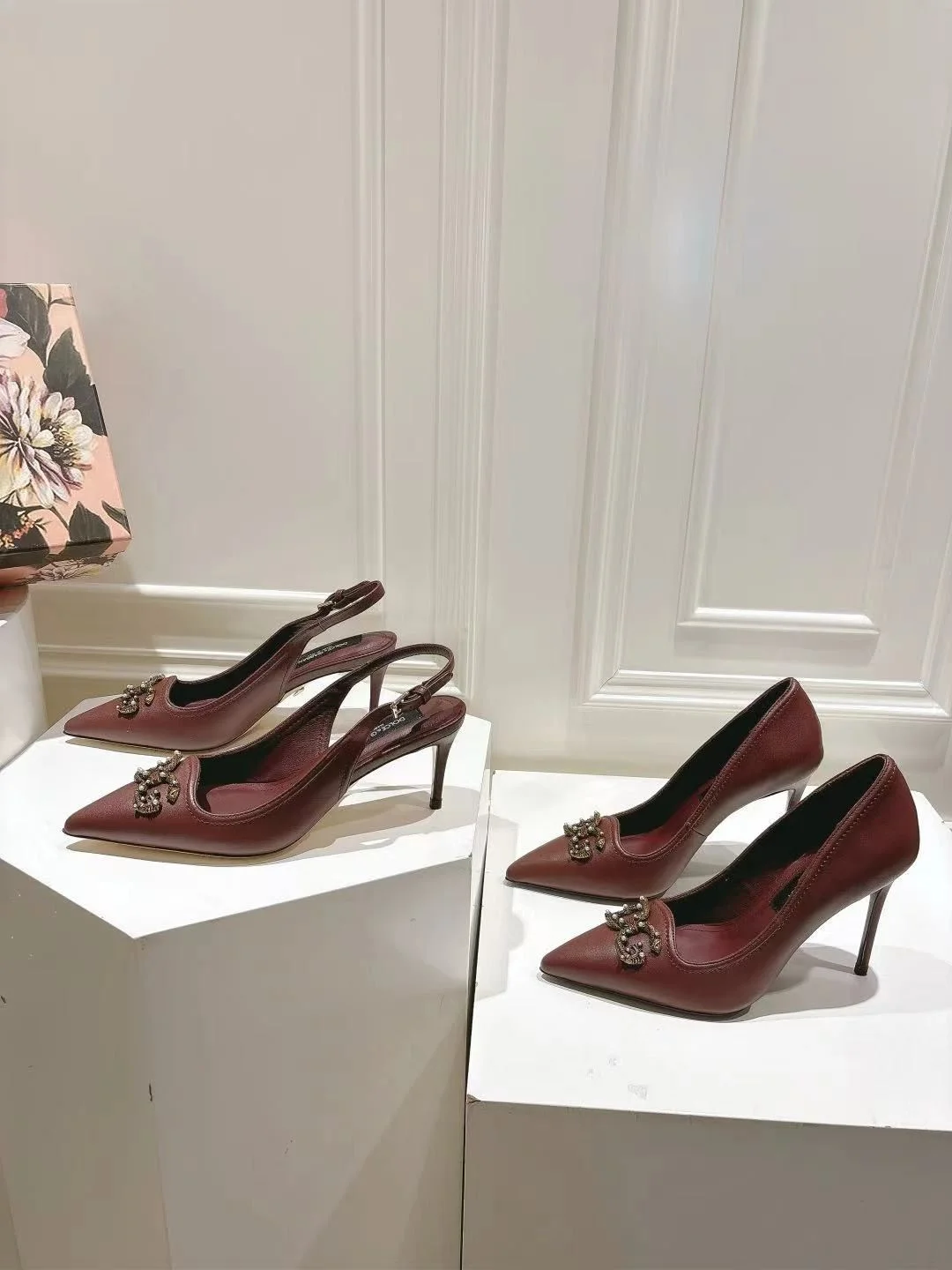 Dolce Gabbana Heeled Shoes MoistureWicking 23001