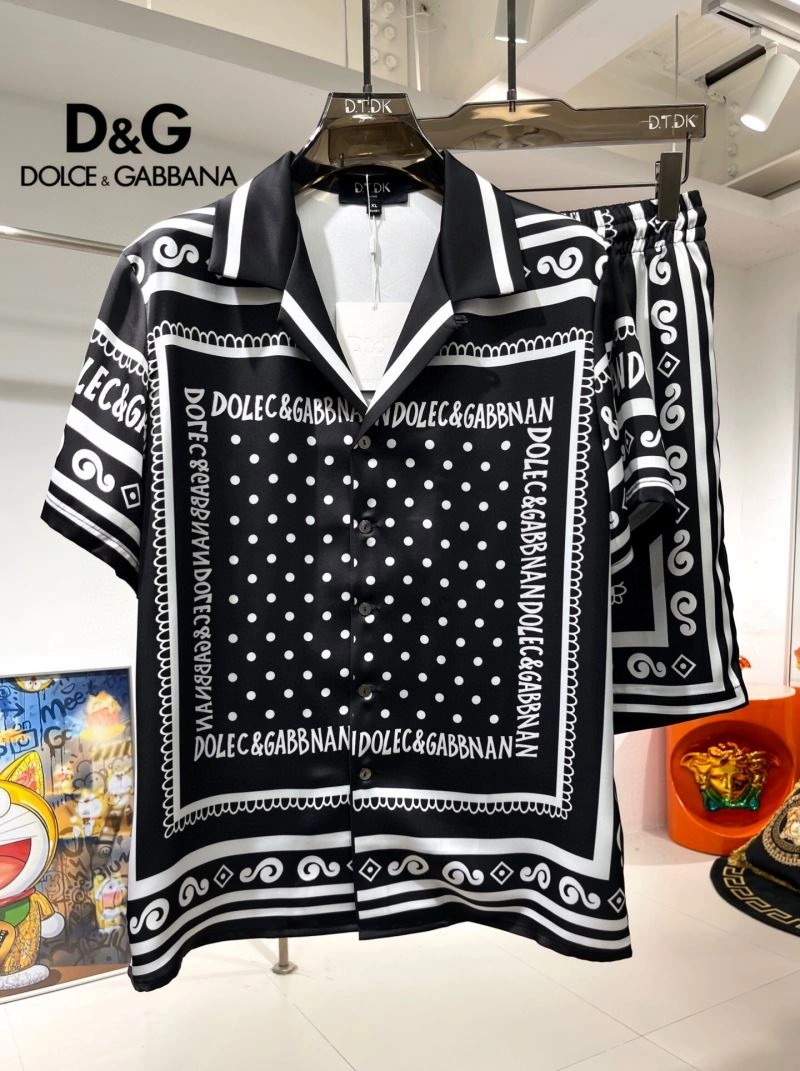 Breathable Dolce Gabbana Short Suits 119352