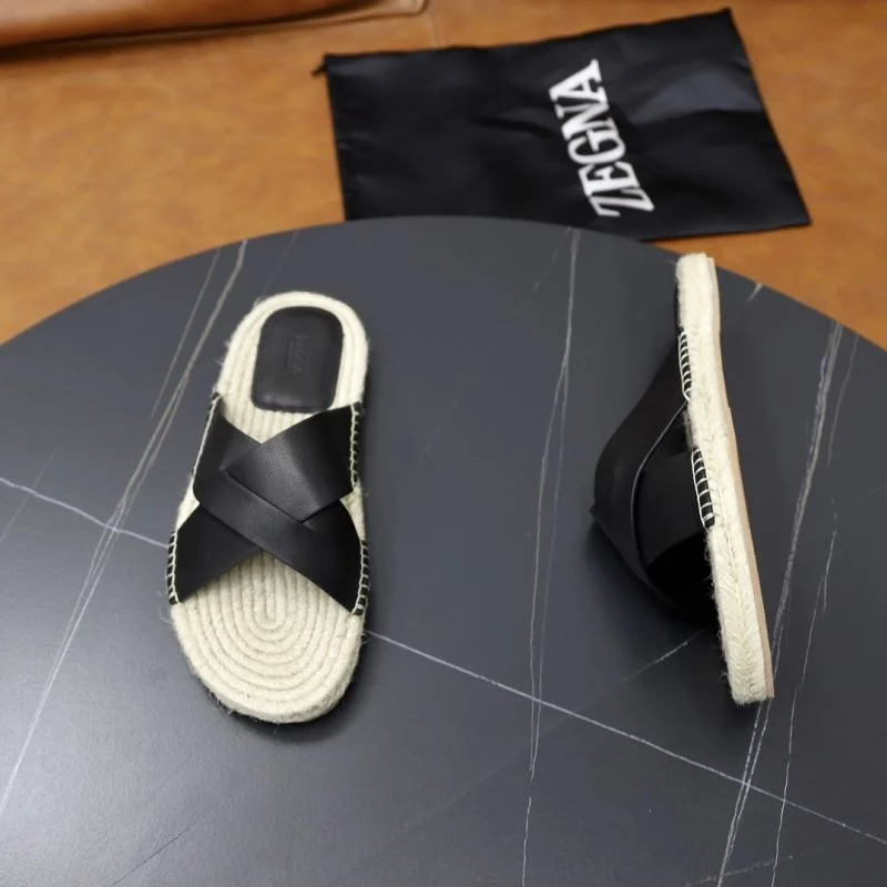 Upgraded Ermenegildo Zegna Sandals 4897
