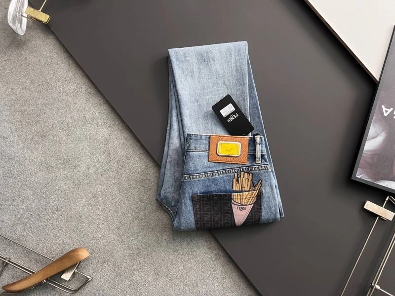 Breathable Fendi Jeans 122163
