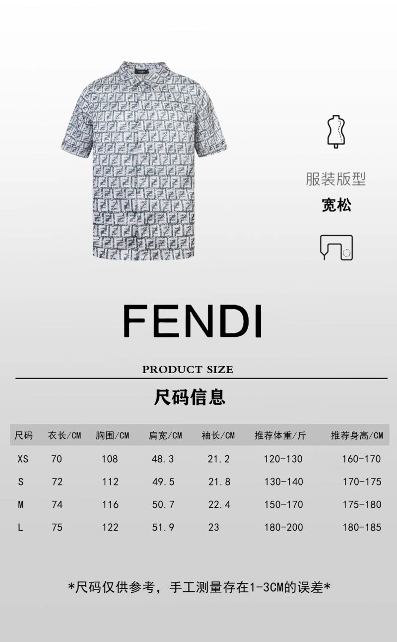 Fendi Shirts OdorResistant 123119