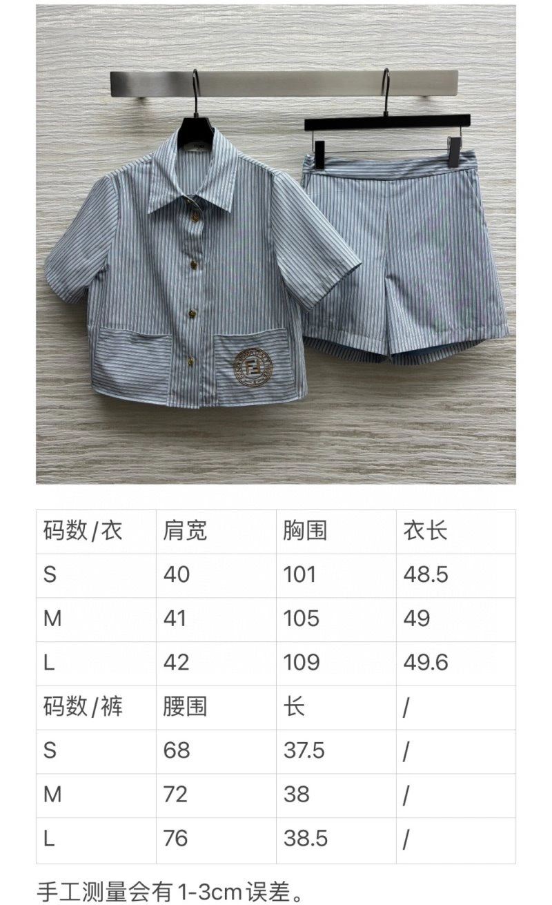 Chic Fendi Short Suits 120593