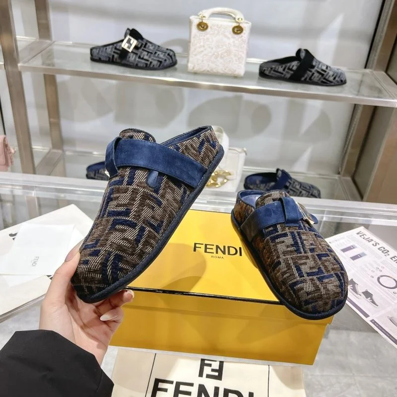 Fashionable Fendi Slippers 23346