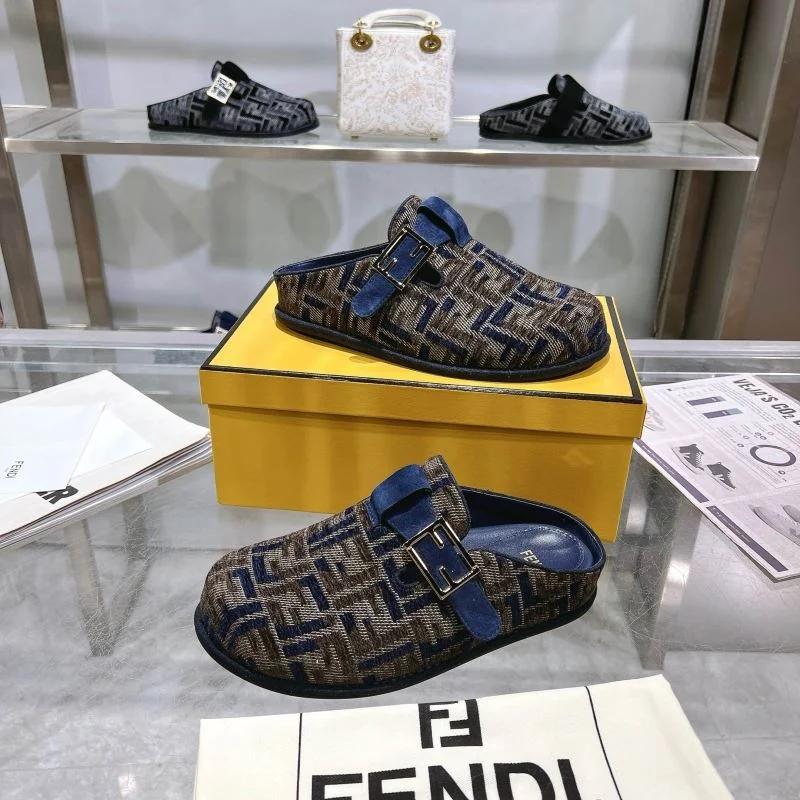 Fashionable Fendi Slippers 23346