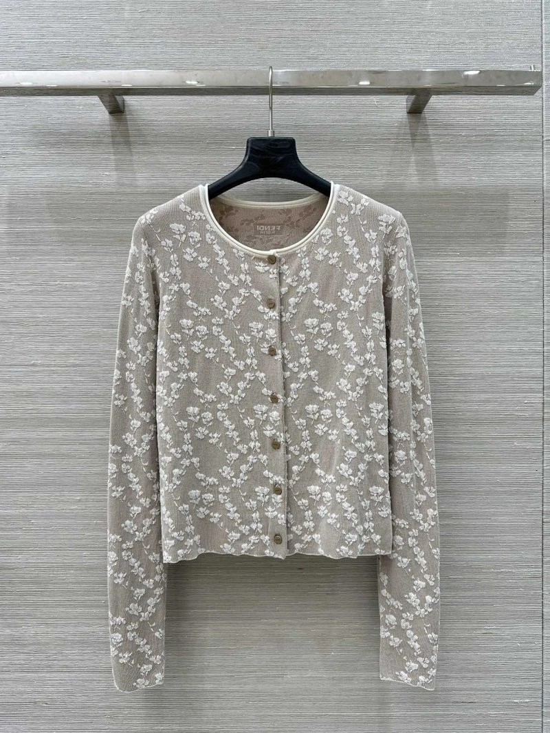 Fendi Sweaters Breathable 120560
