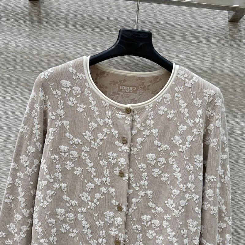 Fendi Sweaters Breathable 120560