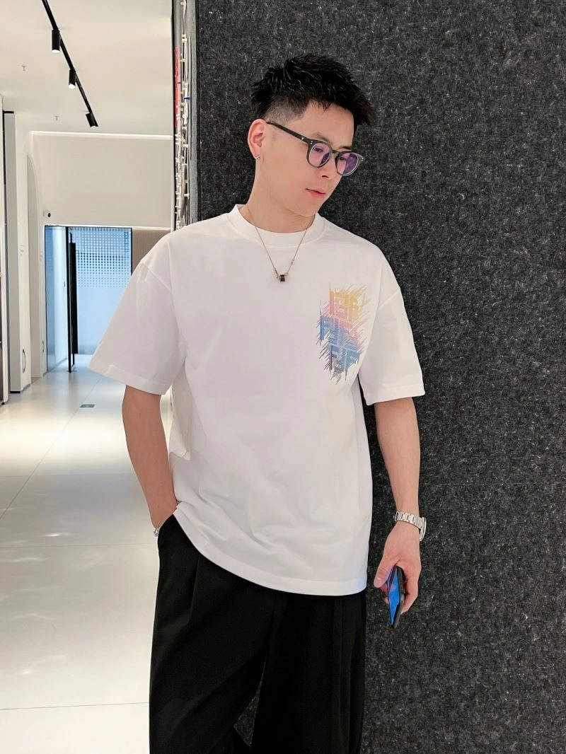 Fendi T-Shirts SmoothTexture 123080