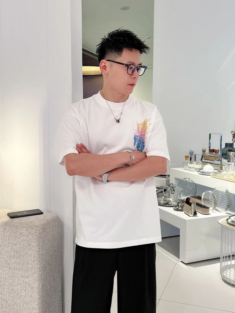 Fendi T-Shirts SmoothTexture 123080