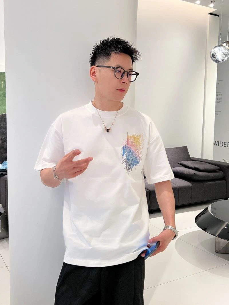 Fendi T-Shirts SmoothTexture 123080