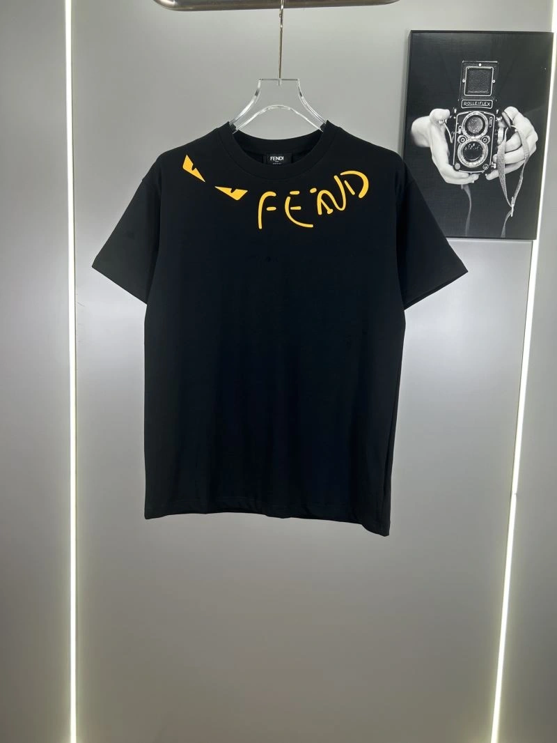 Fendi T-Shirts Breathable 123066
