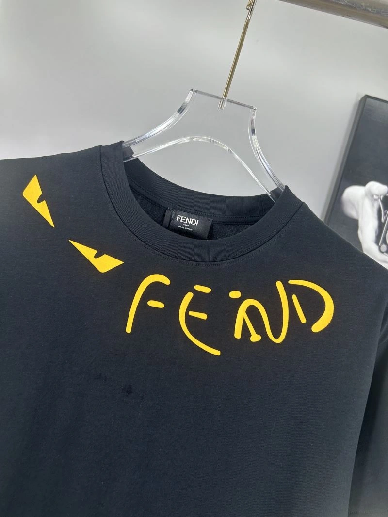 Fendi T-Shirts Breathable 123066