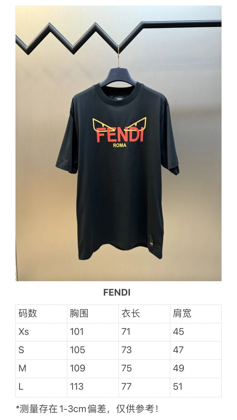 WellDesigned Fendi T-Shirts 123043