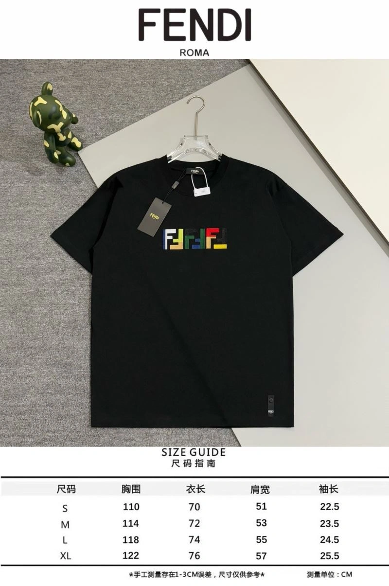 Fendi T-Shirts EasyMatch 123006