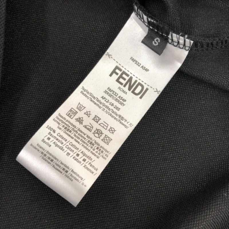 Fendi T-Shirts Breathable 123214